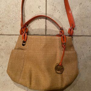 Michael Kors Straw Tote